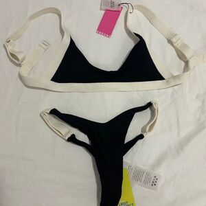 ONEONE Black and White Swim